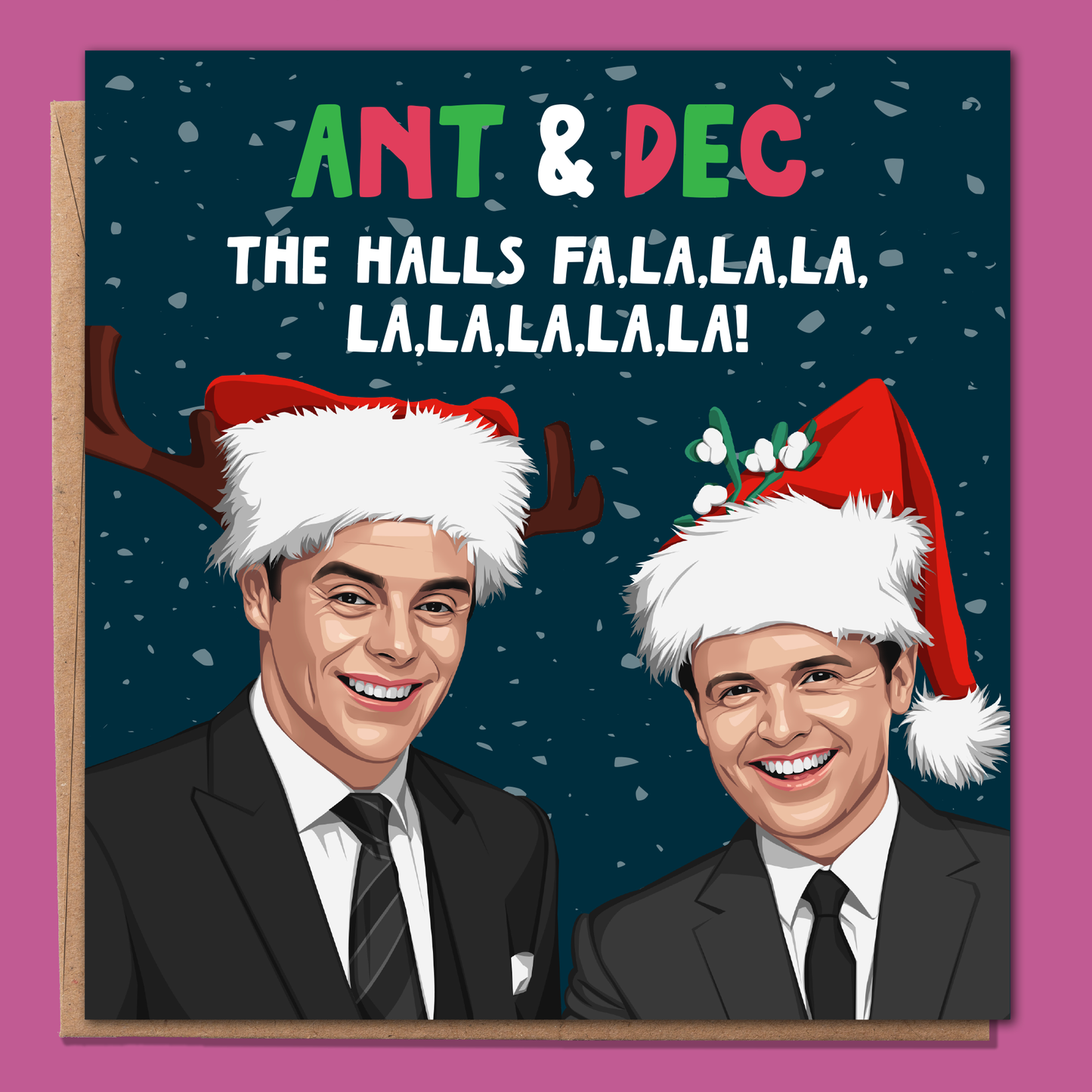 Funny Christmas Card | Funny Christmas Gift | Funny Ant and Dec Christmas Card | Fun Christmas | Celebrity get me out