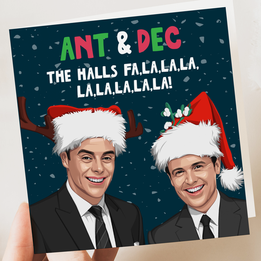 Funny Christmas Card | Funny Christmas Gift | Funny Ant and Dec Christmas Card | Fun Christmas | Celebrity get me out