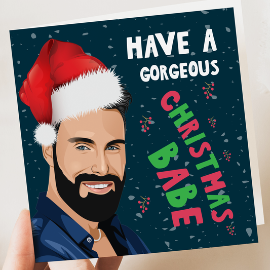 Funny Christmas Card – Rylan Clark, Cheeky and Humorous Holiday Greeting for Friends, Him, or Her – Perfect Festive Card for Laughs and Holiday Fun