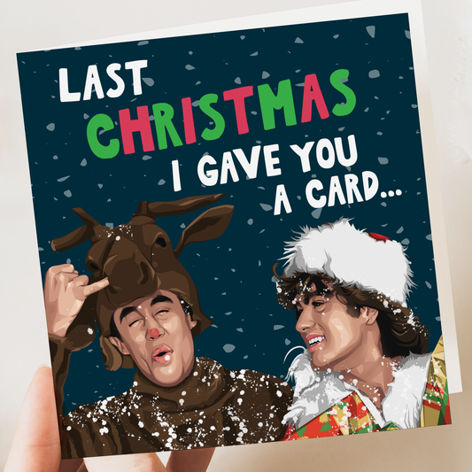 Funny Wham Christmas Card – Cheeky and Humorous Holiday Greeting for Friends, Him, or Her – Perfect Festive Card for Laughs and Holiday Fun