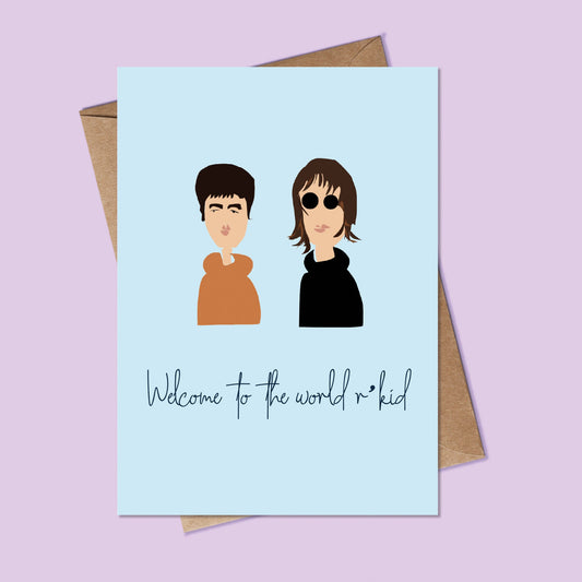 New born baby card - OASIS card