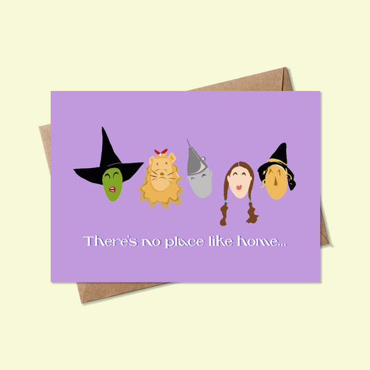 New Home card -  Wizard of Oz card  - Size A6