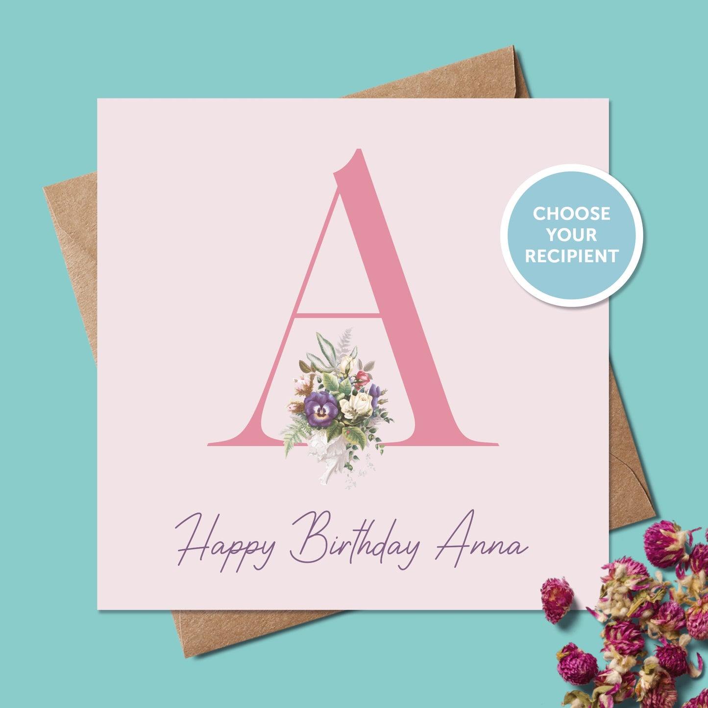 Birthday Card for her, Personalised Birthday Card for her, birthday card for Friend, birthday card for Sister, birthday card for Mum, Auntie