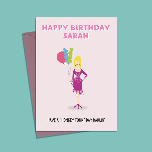 Funny birthday card, Dolly Parton Birthday card, Dolly Parton birthday card, Personalised Dolly Parton Card, Personalised Birthday Card