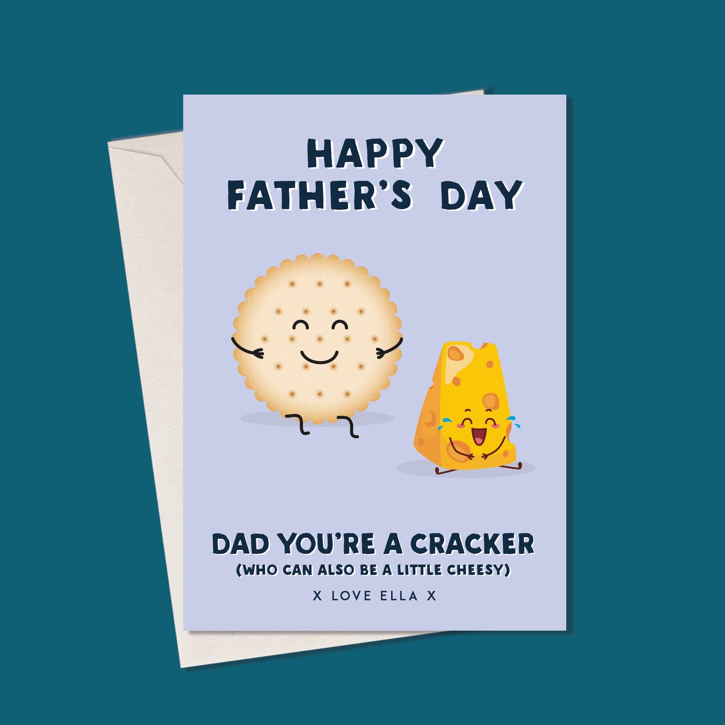 Funny Fathers Day Card, Fathers Day Card, Cracking Fathers Day Card, Personalised Fathers Day Card, Card for Him