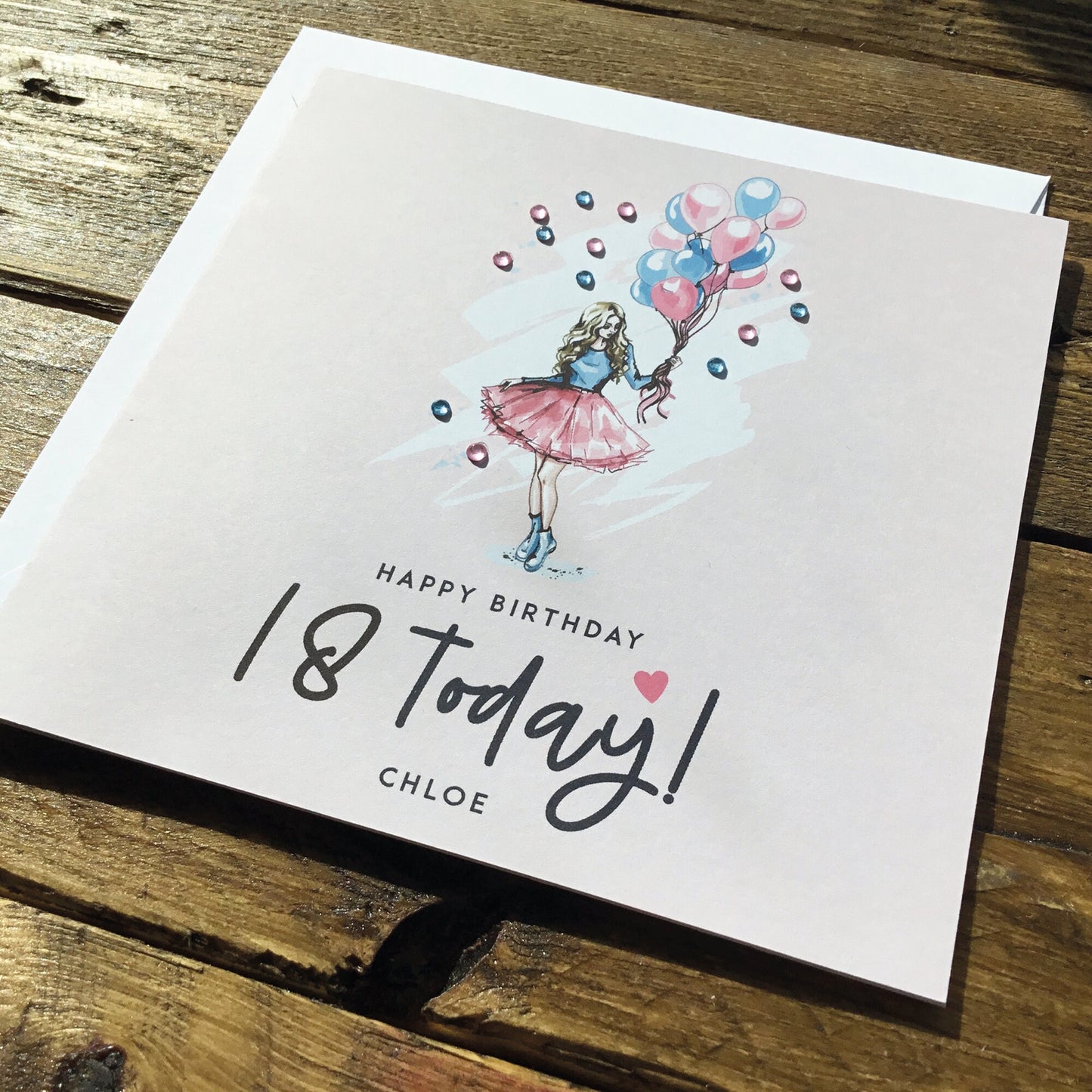 Birthday Card for her, Daughter Birthday Card, Personalised Birthday Card for her, Milestone birthday Card - Birthday card 18th or 21st