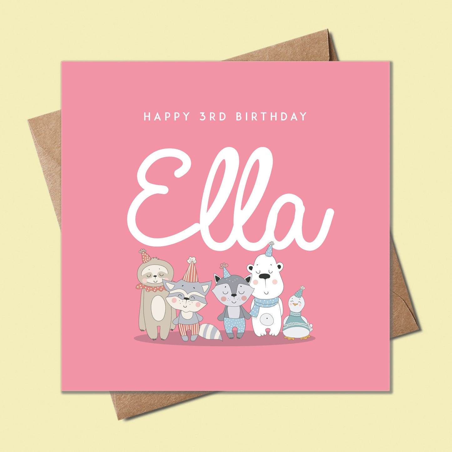 Birthday Card for girl, Young girl birthday card, Birthday Card for her, Personalised Birthday Card for Girl, Birthday Card for kids