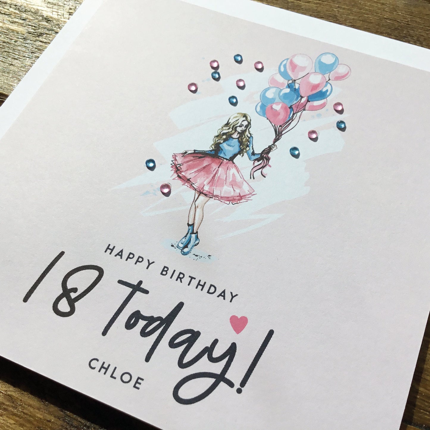 Birthday Card for her, Daughter Birthday Card, Personalised Birthday Card for her, Milestone birthday Card - Birthday card 18th or 21st