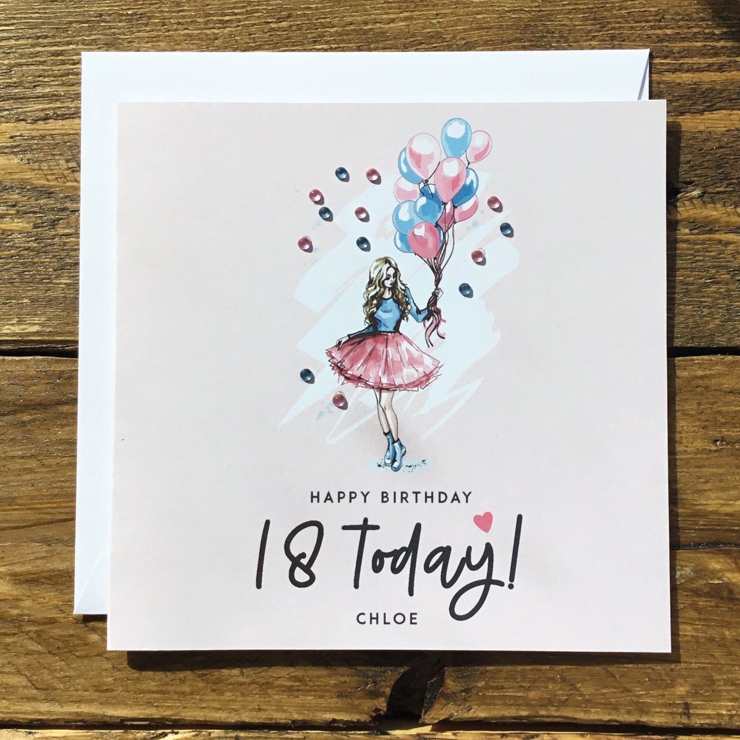 Birthday Card for her, Daughter Birthday Card, Personalised Birthday Card for her, Milestone birthday Card - Birthday card 18th or 21st