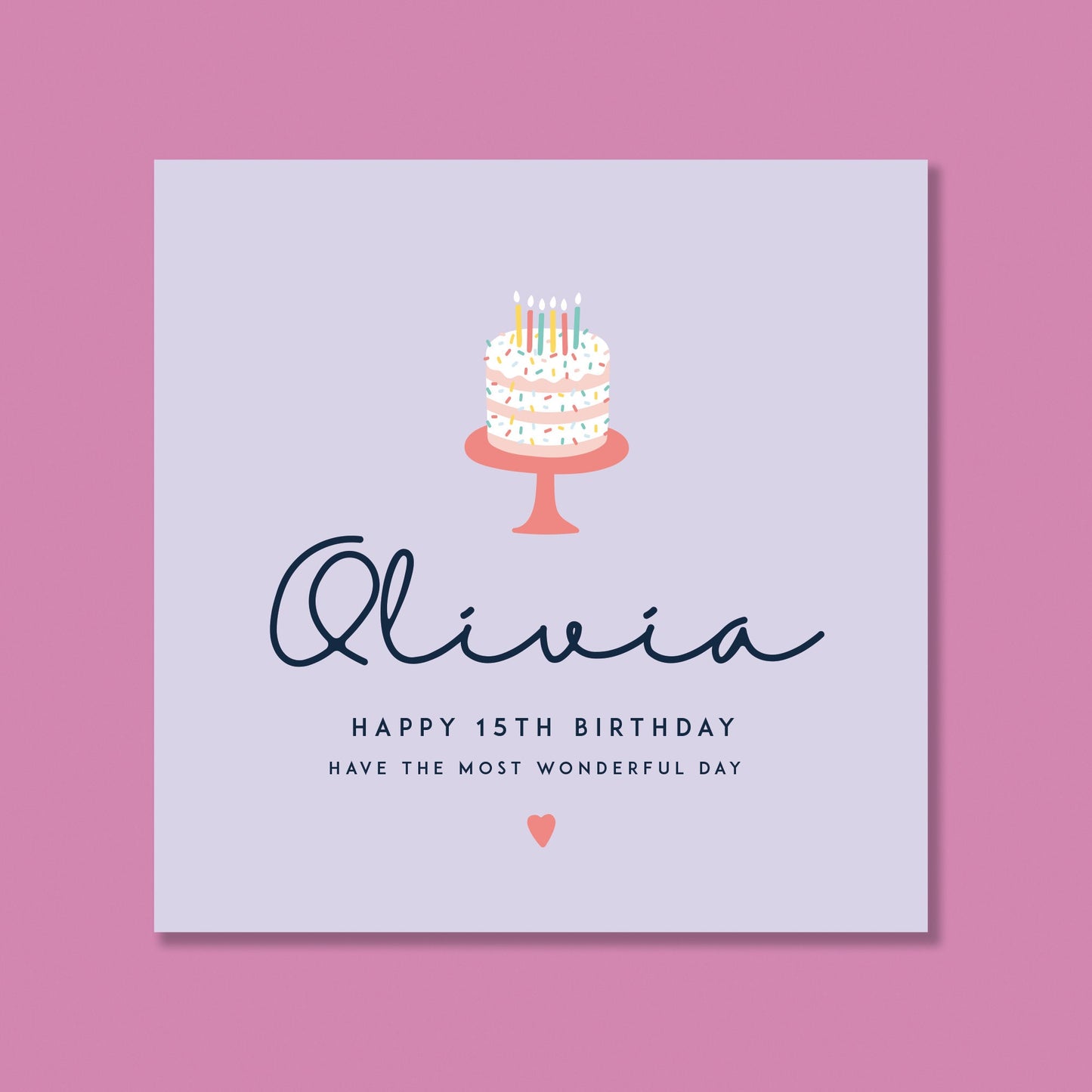 Any age Birthday Card for girl, Birthday Card for her, Personalised Birthday Card for Girl, 10th Birthday Card, birthday card For daughter