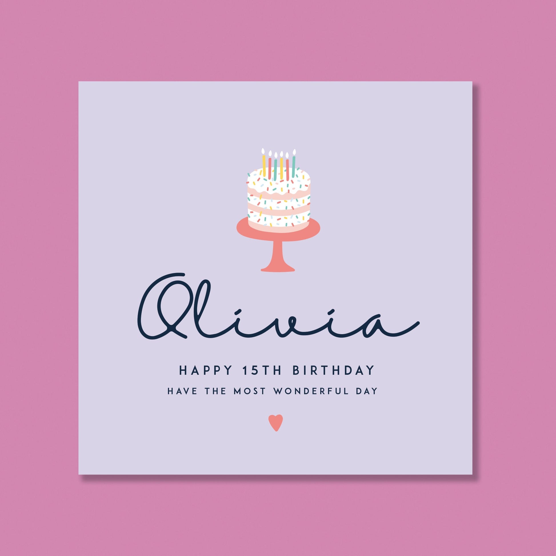 Any age Birthday Card for girl, Birthday Card for her, Personalised Birthday Card for Girl, 10th Birthday Card, birthday card For daughter