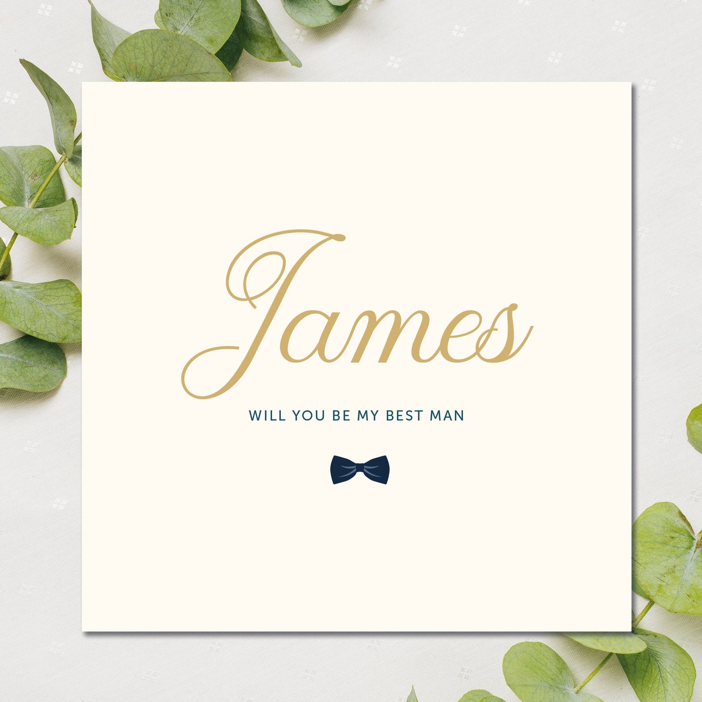 Bestman Card, Will you be my Best man Card, Thank you Best man Card, Personalised Best man Card, Elegant Best man Card