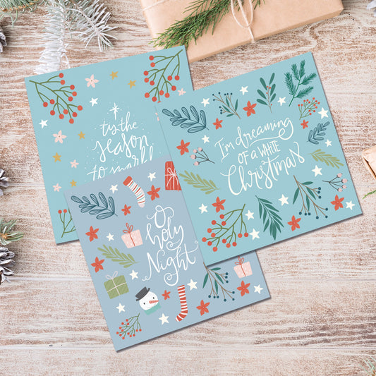 Christmas Card Pack, Christmas Cards Pack of 6, Pack of 6 Christmas Cards, Pack pack of Christmas Card