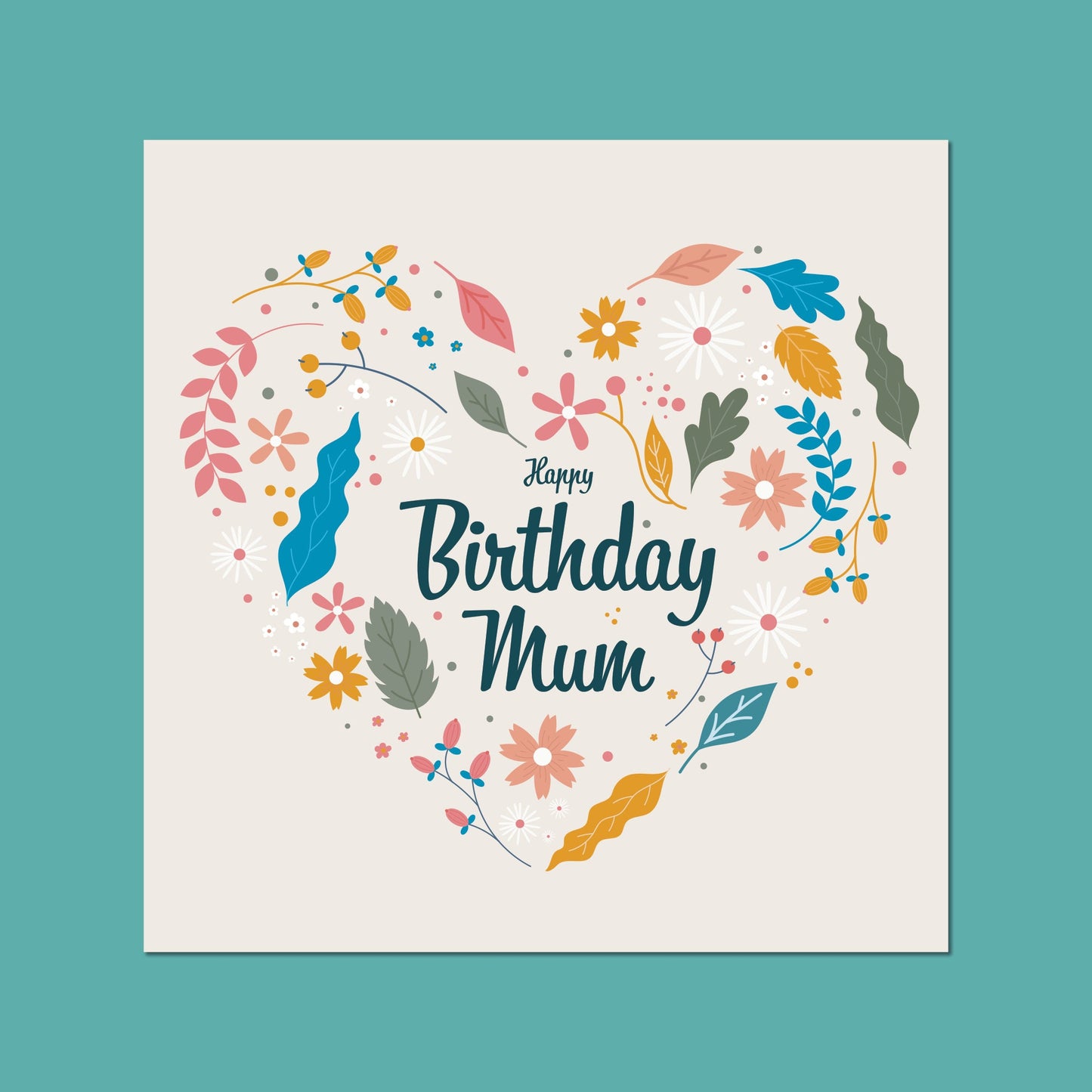 Birthday card for mum, Birthday Card for her, Personalised birthday Card, Birthday card for niece, sister