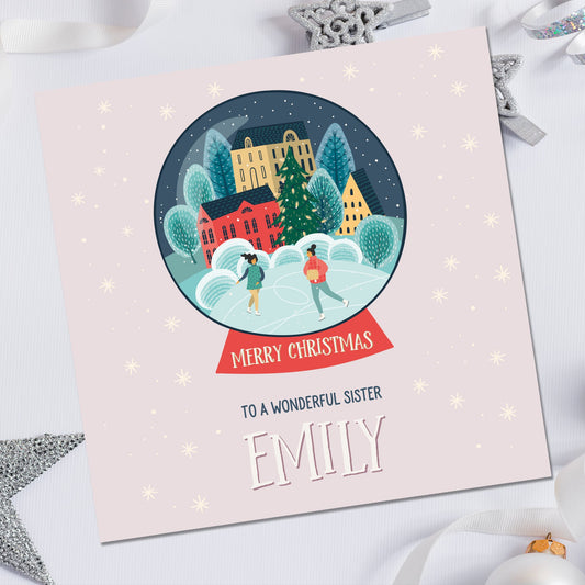 Girls Christmas Card Sister, Personalised Christmas Card for Daughter, Daughter Christmas card, Niece Christmas card, Granddaughter card