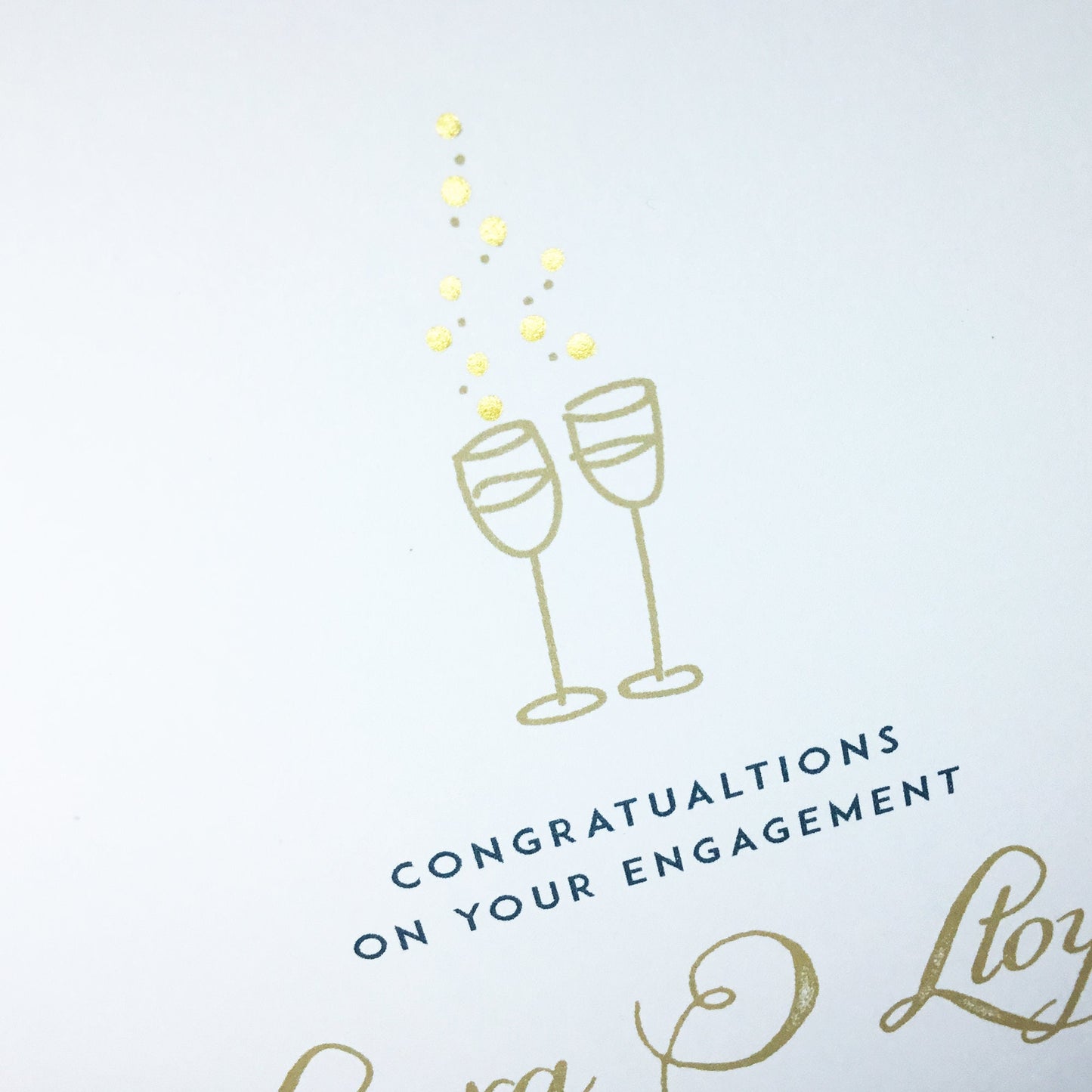 Engagement Card, Personalised Engagement Card, Personalised Congratulations on your Engagement card, You're engaged card, On your engagement