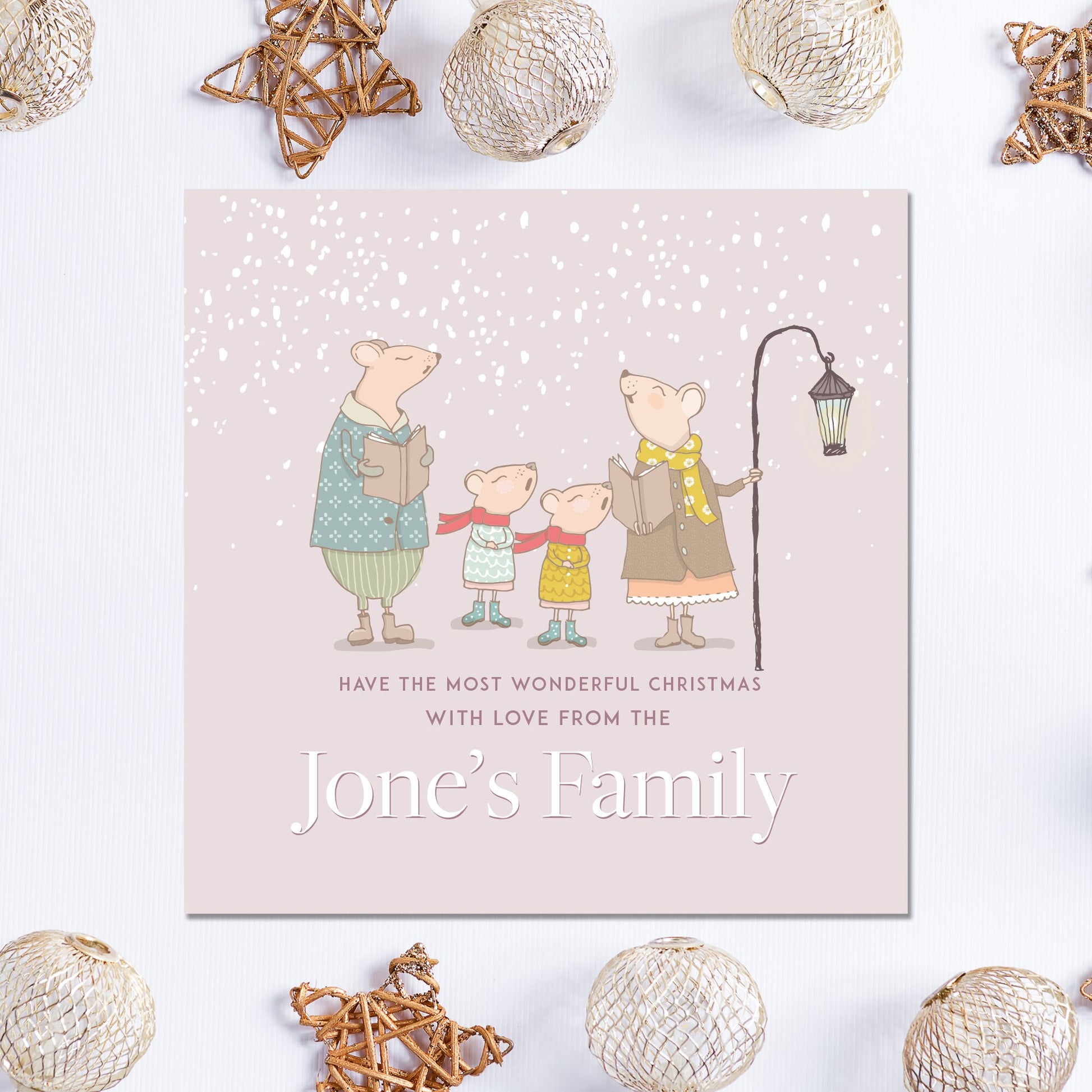 Christmas Card, Personalised Christmas Card, Son and Daughter-in-law card, Daughter and Son-in-law card, Christmas