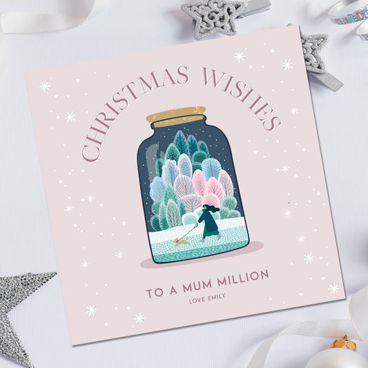 Mum Christmas Card, Mummy Christmas card, Personalised Christmas Card for Mum, Christmas Card for Mum