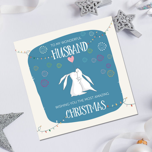 Christmas card for Husband | Christmas Card for Boyfriend | Personalised Christmas Card for Boyfriend | husband Christmas card