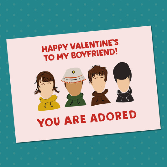 Funny Valentines card, Personalised Stone Roses Valentines card -  Valentines card For Boyfriend, Husband, Him