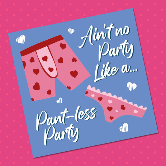 Funny Pants Valentines Card, Funny Valentines Card Girlfriend, Funny Valentines Card Wife, Funny Valentines Card Boyfriend, Partner