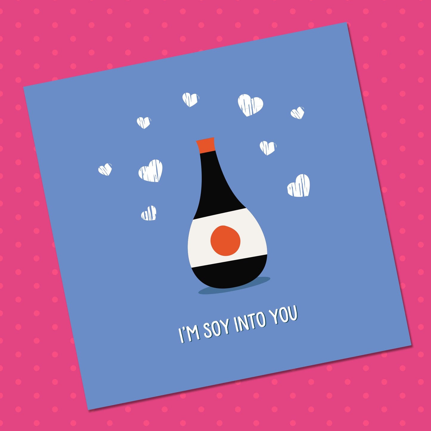 Funny Soy Sauce Valentines Card, Funny Valentines Card Boyfriend, Funny Valentines Card Husband, Funny Valentines Card to him, Partner