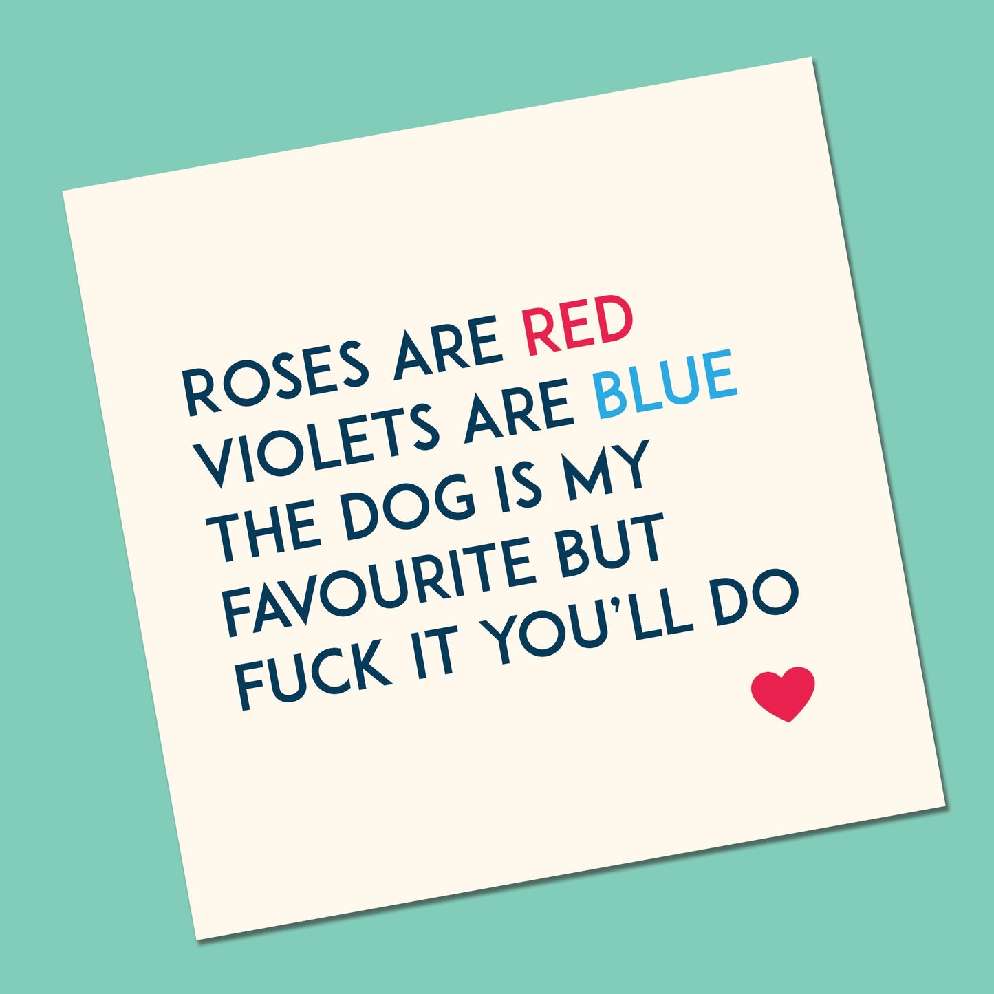 Funny Valentines Card, Funny dog Valentines Card for Wife, Girlfriend, Valentines Card for Husband, Boyfriend, Valentines Card for Him, Her,