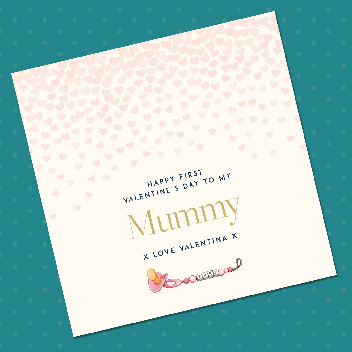 Baby First Valentines Card To Mummy | Happy 1st Valentines As My Mummy | 1st Valentines Card For Mummy | Mum Valentines Card From Baby