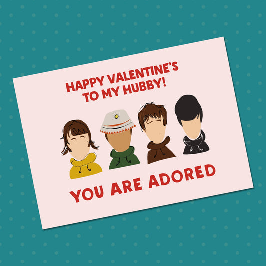 Stone roses Valentine card, Funny Valentines card, I wanna be adored Stone Roses - Valentines card For Him, Her, Husband, wife