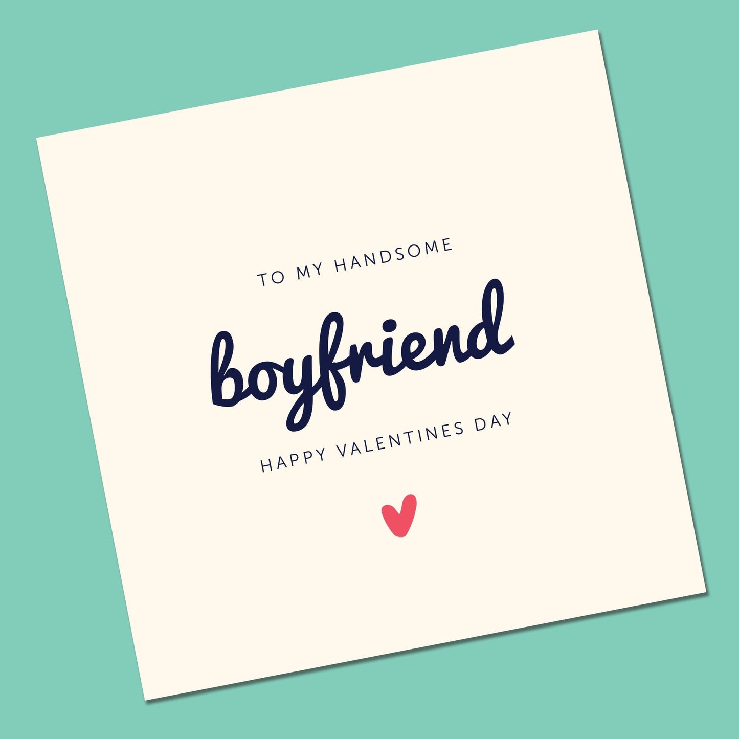 Handsome Valentine Husband, Our first Valentine Valentine Card for Him, Her, Wife, Girlfriend, Boyfriend, Husband, fiancé any Love