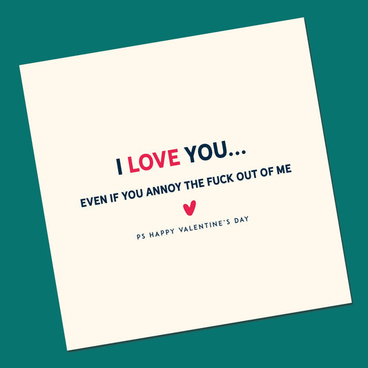 I love you card,funny cards,banter cards,funny valentine,valentines,funny cards,husband,boyfriend,wife,girlfriend