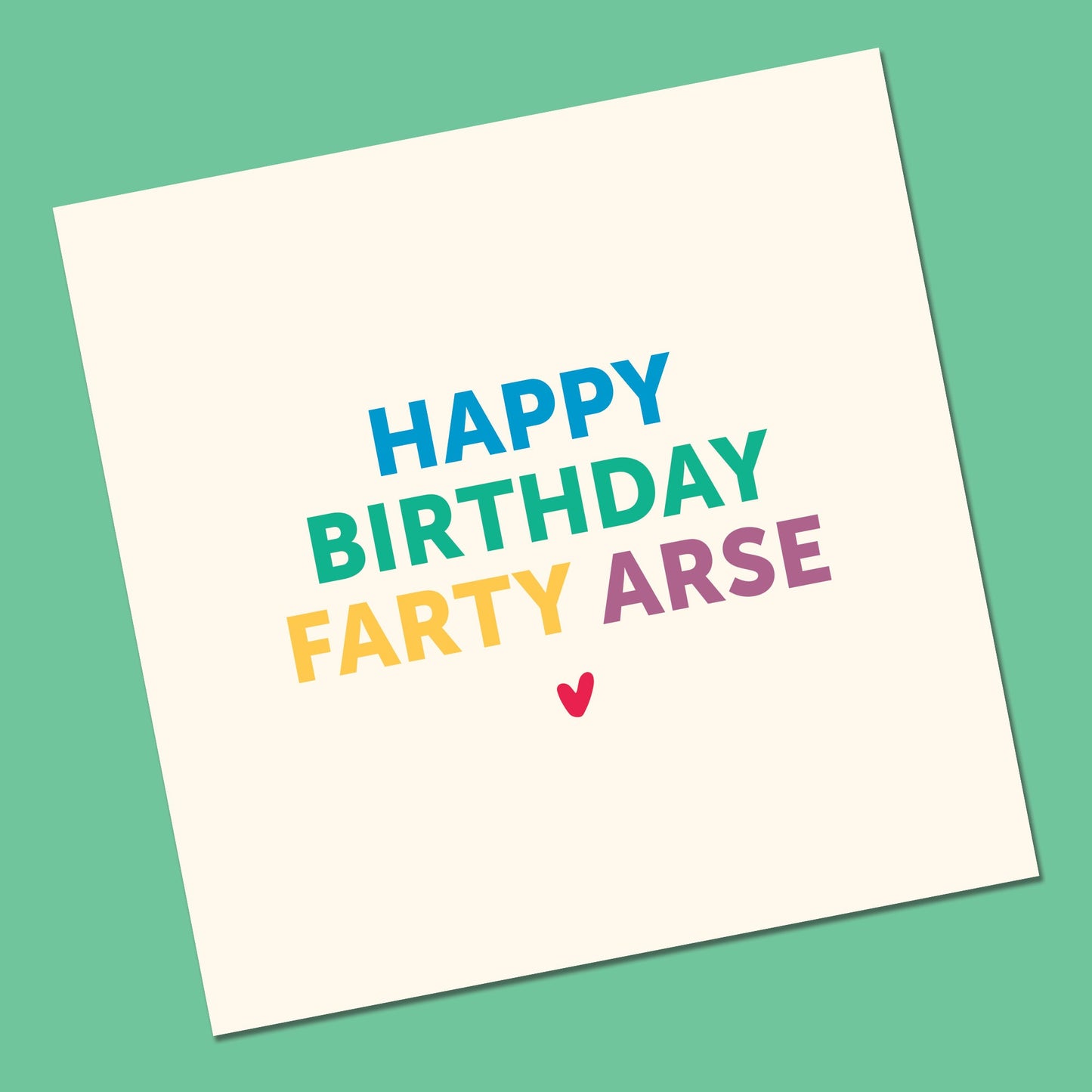 Funny Birthday Card | Happy Birthday Farty Arse, Insult, Funny, Naughty, Friend Card, Rude Birthday Card, Silly Card