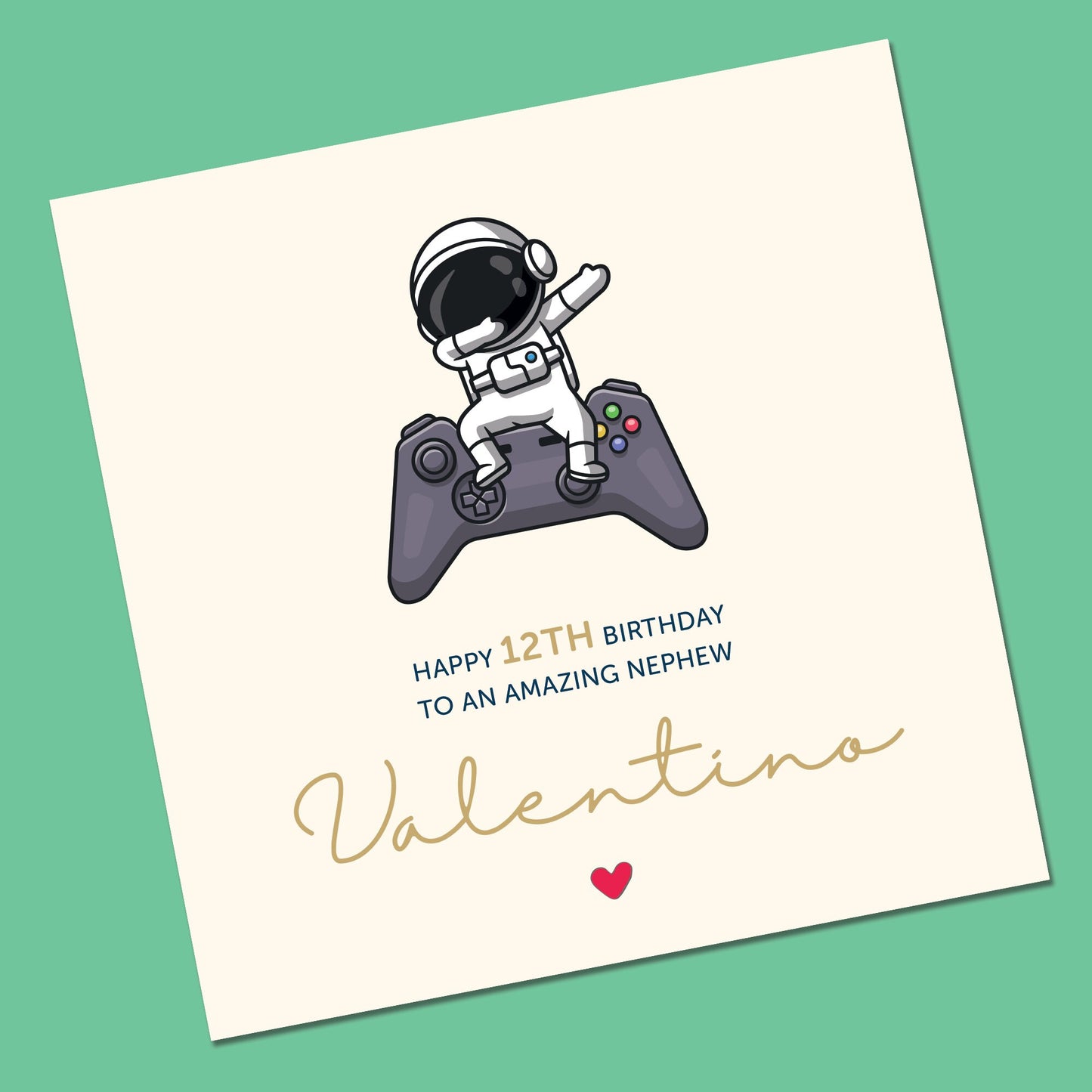 Boys Gaming Birthday Card, Level Unlocked for Son, Grandson, Nephew, Any Age Card, Gamer Boy Card, Personalised Gaming Birthday Card,