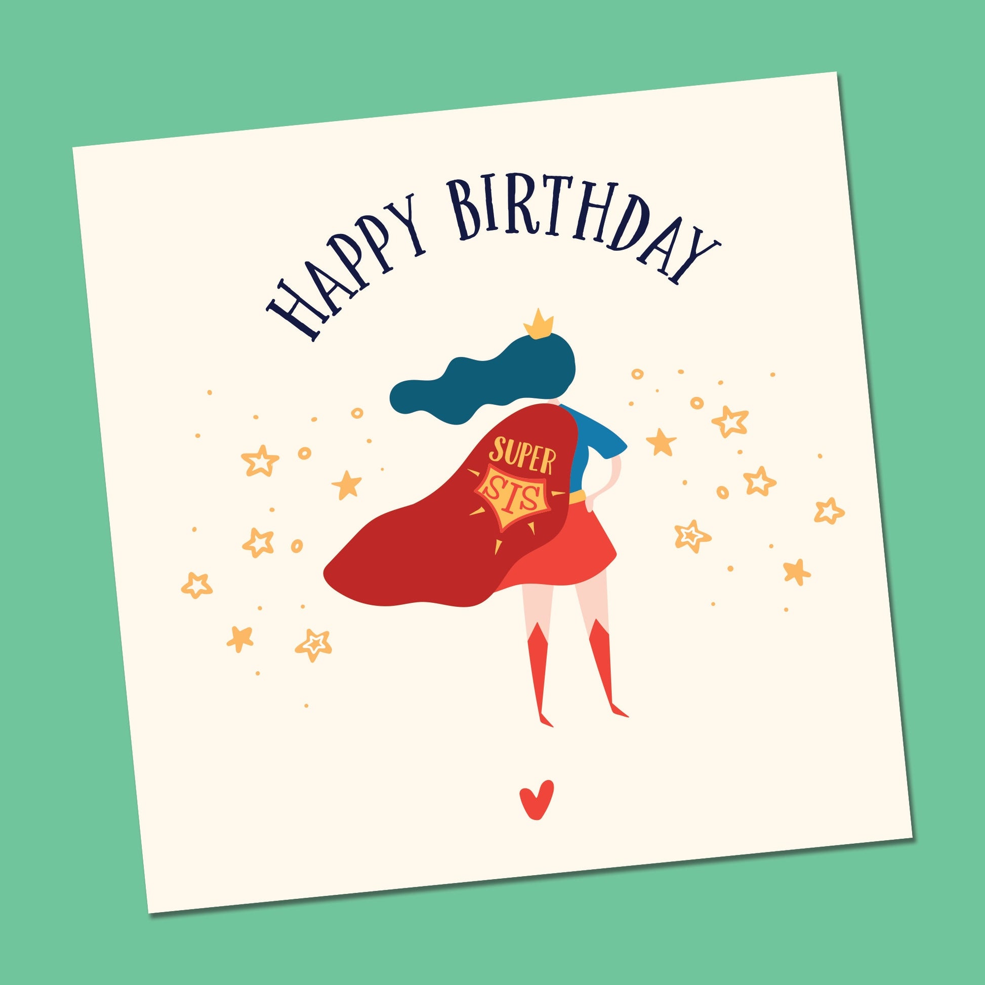 Birthday Card for Sister / Card for Sister / Card for Sister / Super Sis / Birthday Card Sister / Best Sister / Super Hero Sister