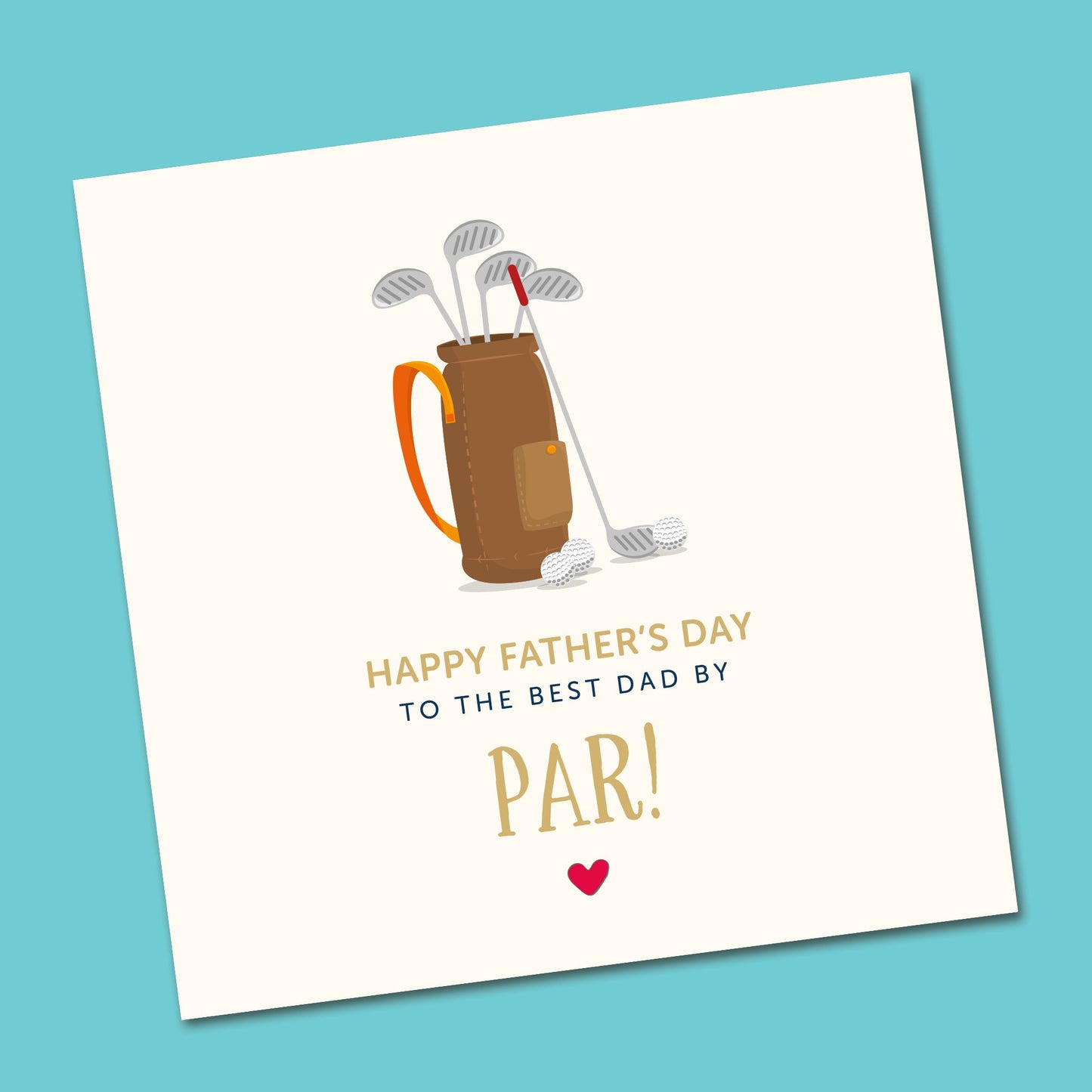 Fathers Day Card / Daddy / Grandad By Par Greetings Card | Funny Father's Day Card | For Dad | Daddy Card | Golf Card | Fathers day Gift