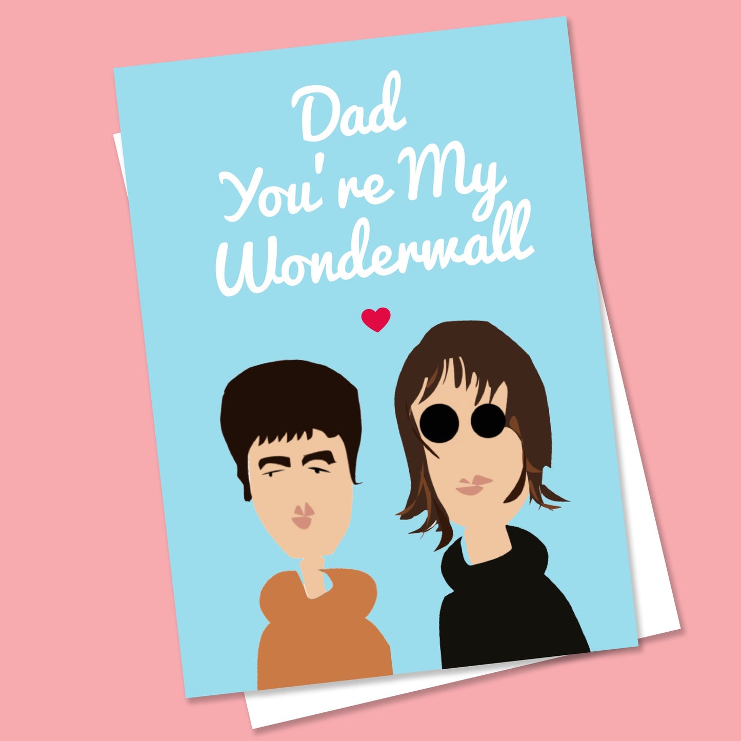 Father's Day Card | Funny Card | Father's Day Card | Father's Day Gift | Fathers Day Card | Oasis Card | Wonderwall card