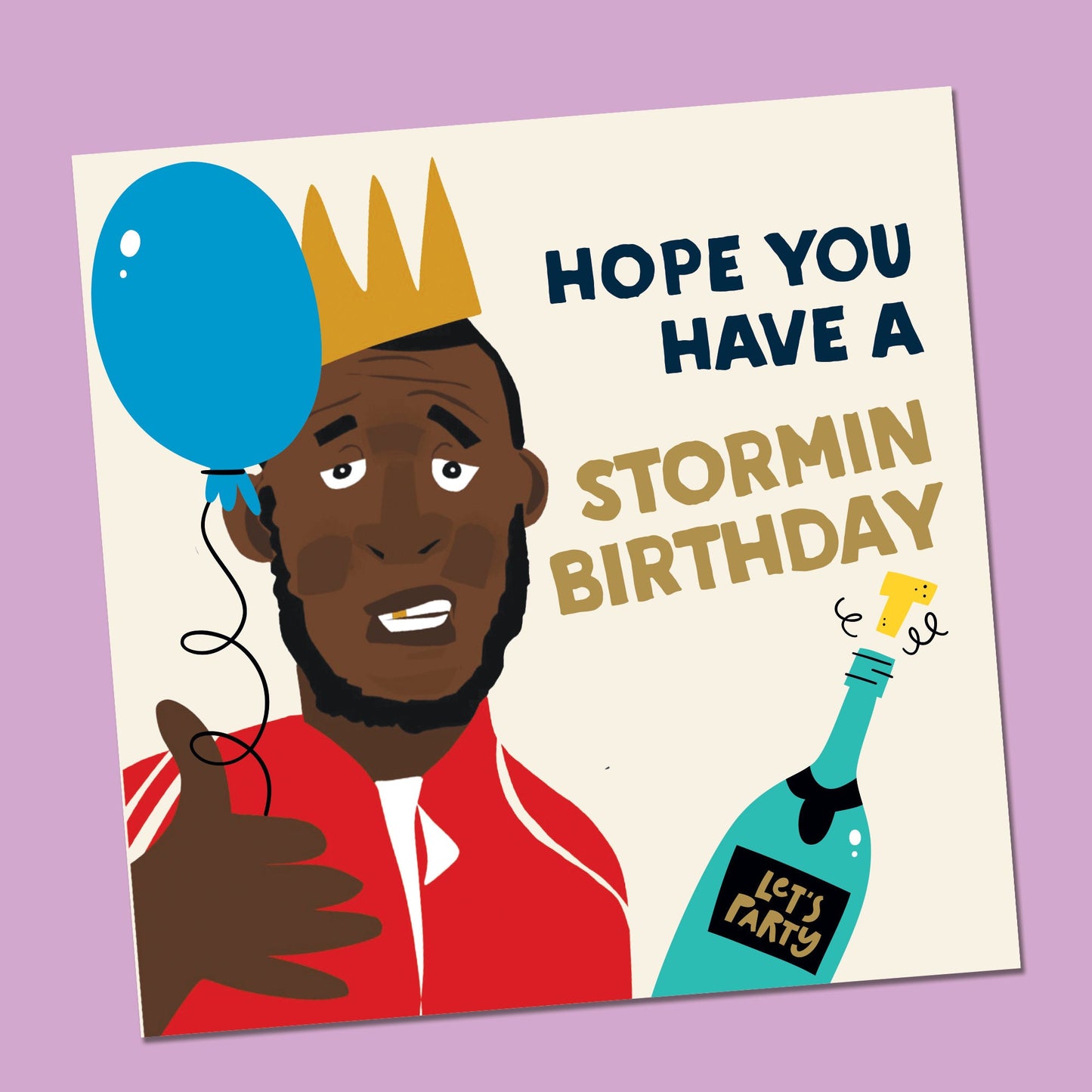 Funny Birthday Card, Stormzy Birthday Card, Stormzy Card, Meme Card, For Him, For Her, by Gothink Creative