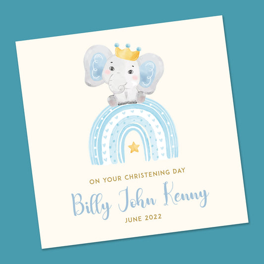 Personalised Christening Card, Christening Card, Baptis Customised Baby Card, Baby, Naming Card