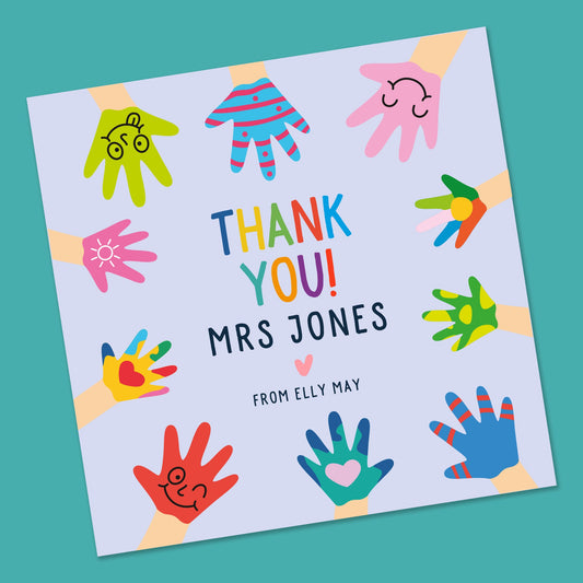 Amazing Teacher, Teacher card for her, Pre School Teacher Card, Nursery Thank you Card, Personalised Teacher Card, Teaching assistant