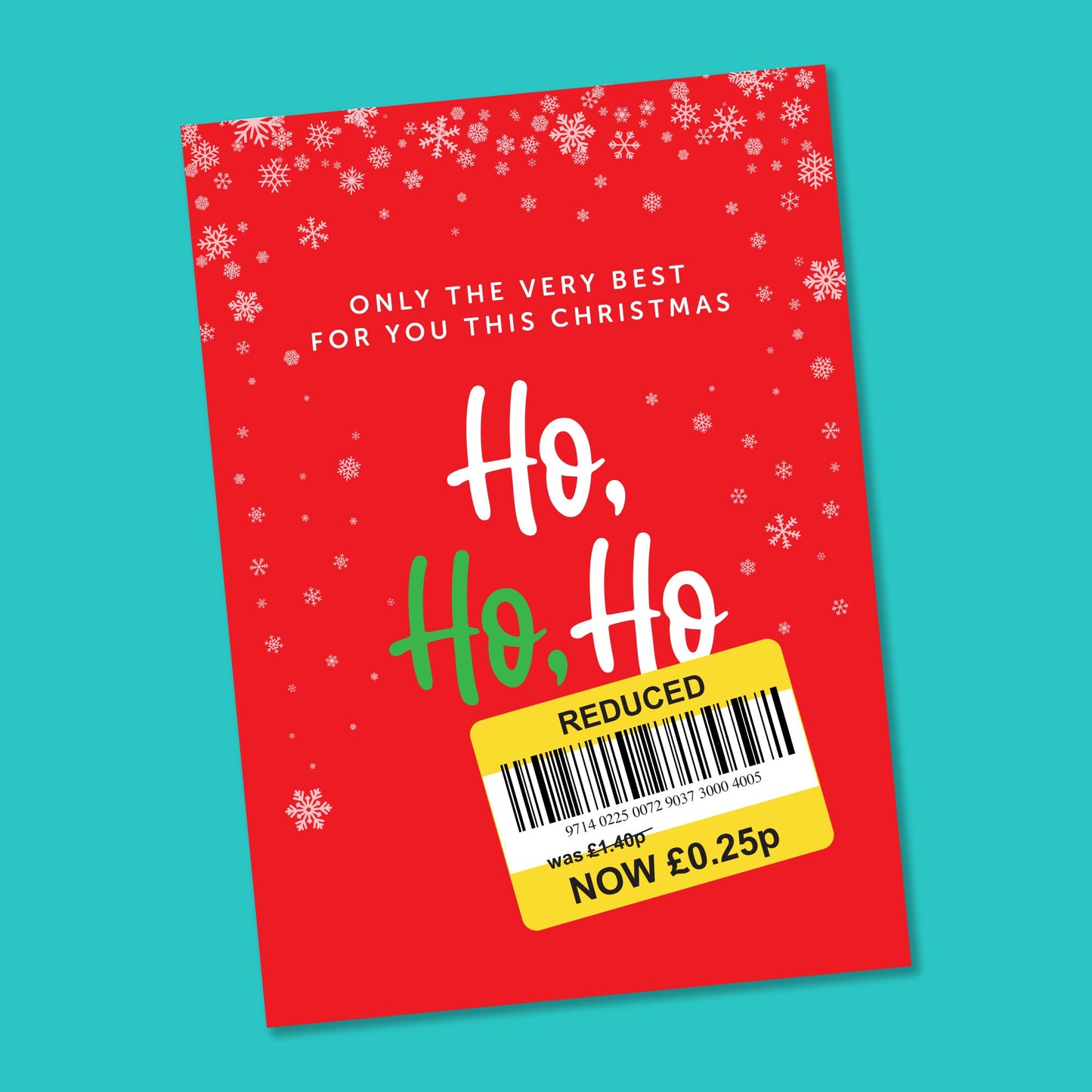 Funny Christmas Card | Funny Christmas Gift | Funny Bargain Christmas Card | Funny Reduced Christmas card | Fun Christmas card