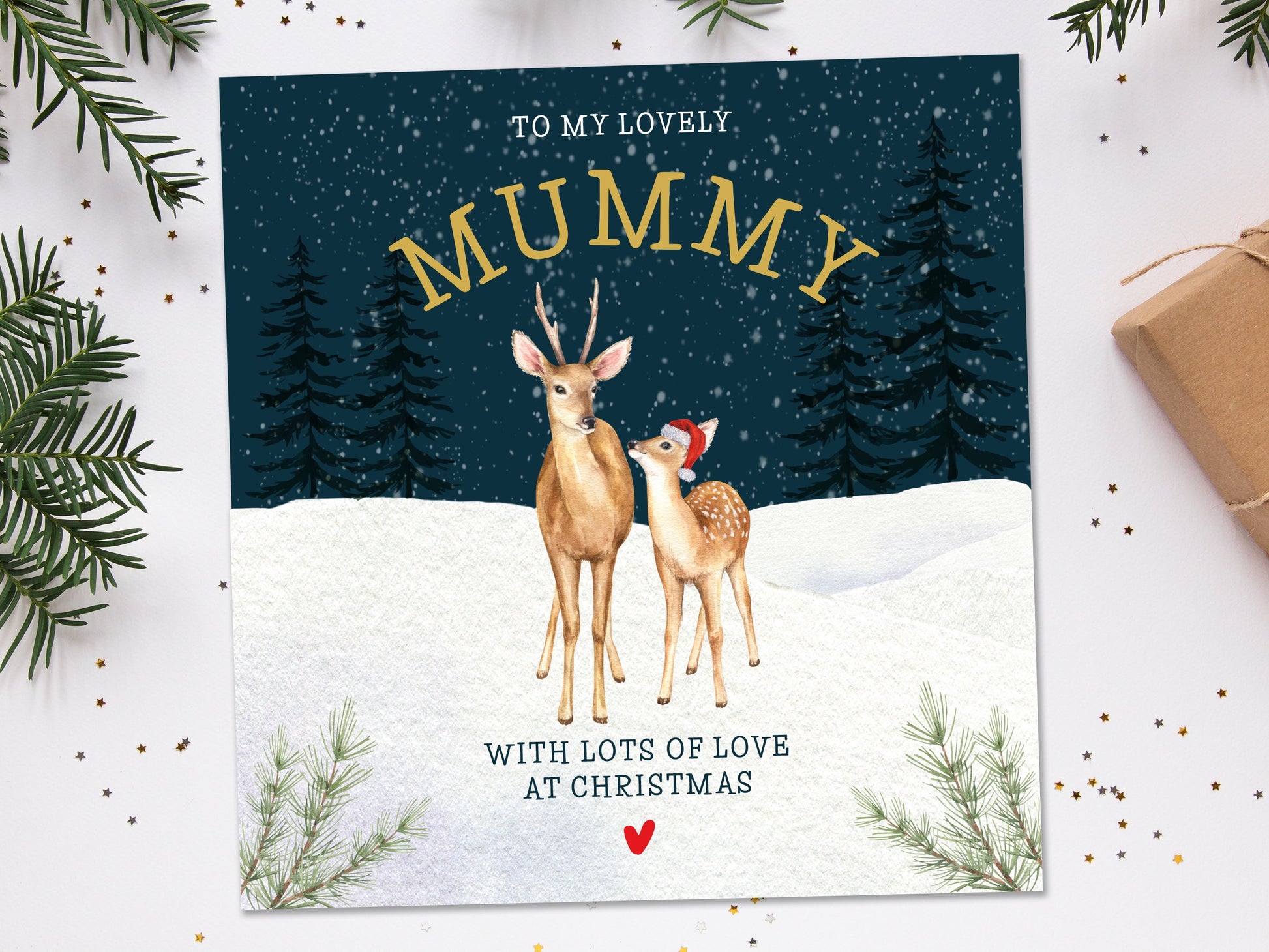 Baby First Christmas Card To Mummy | Happy 1st Christmas As My Mummy | 1st Christmas Card For Mummy | Mum Christmas Card From Baby