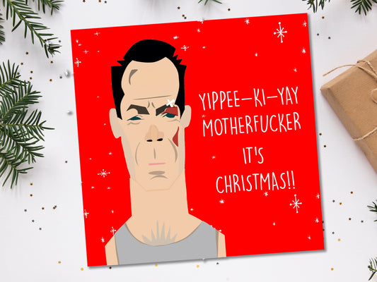 Funny Christmas Card | Die Hard Christmas Card | Funny Christmas Card for her | Funny Christmas card for him | Funny card