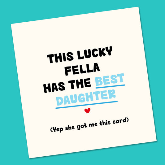 Birthday Card | Funny Birthday Card | Funny Card | Fun Birthday Day Card | Birthday Day Gift for Dad| Funny Card | Dad card from Daughter