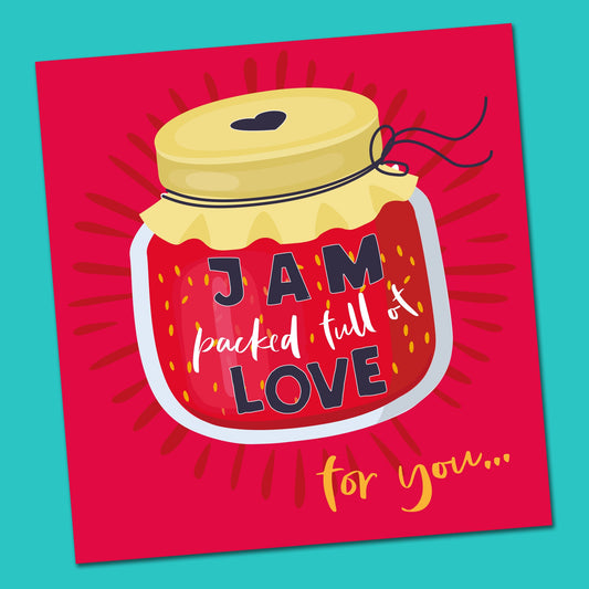 Funny Valentines card For Boyfriend, girlfriend Funny Valentine card, Wife, Husband, Fiance, Funny Valentine card for him, Jam Packed