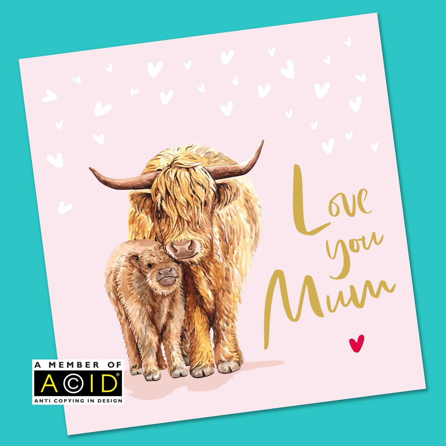 Mother's Day Card | Mothers Day Card | Animal Mothers Day Card | Mummy Mothers day card | Card from Daughter | Card for Nana