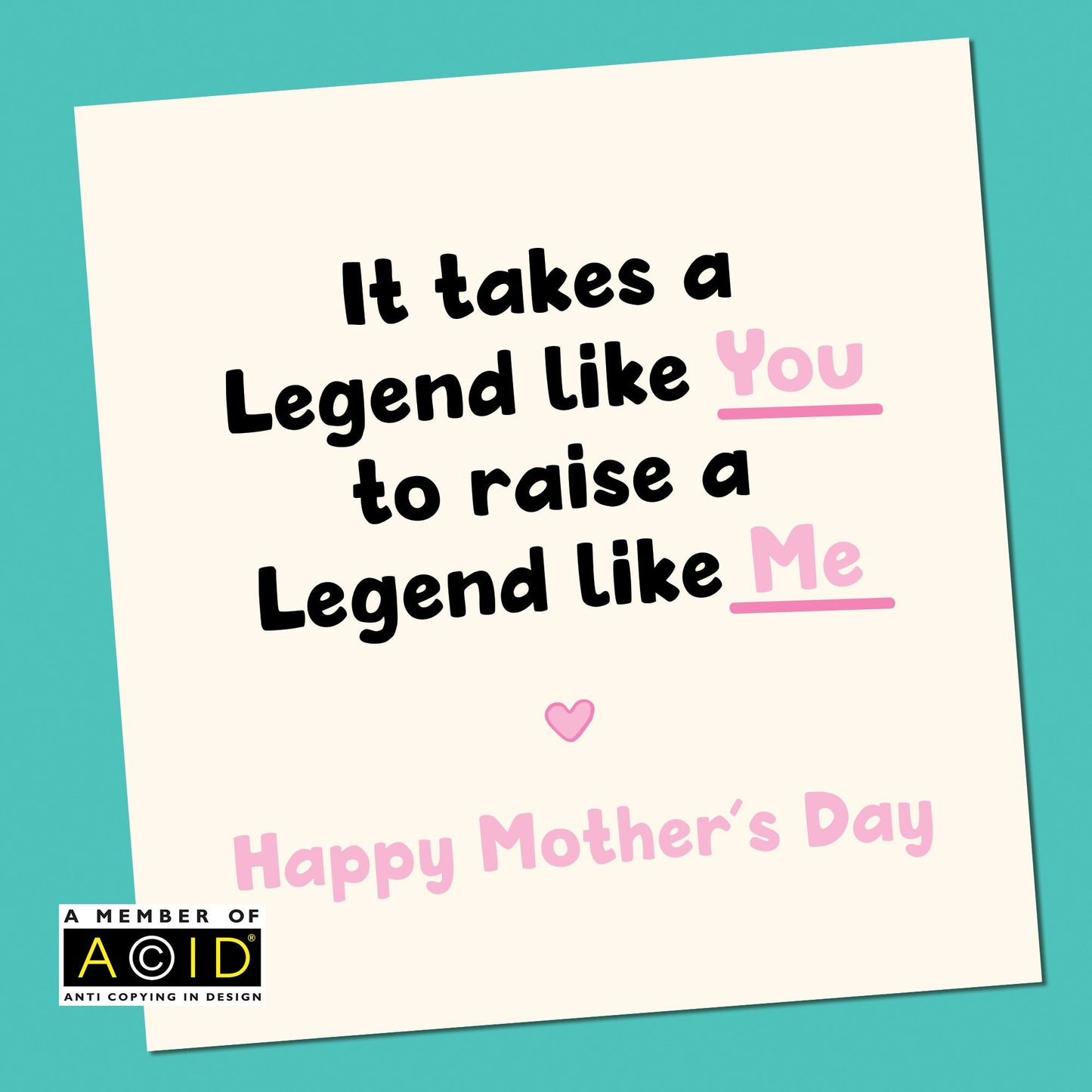 Mother's Day Card | Funny Mother's Day Card | Mum Funny Card | Mothers Day Day Card | Mother's Day Gift | Funny Card her | Legend card