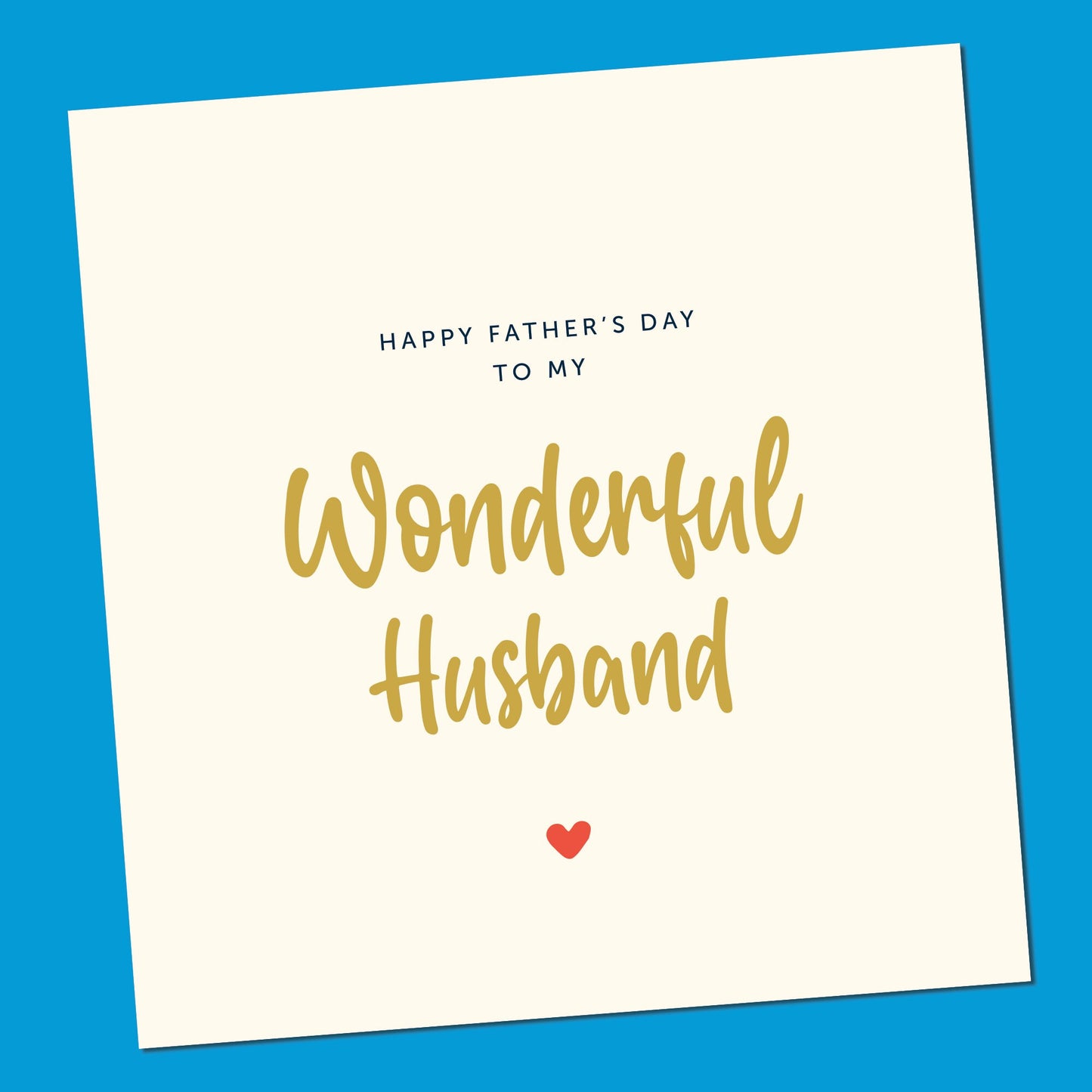 Fathers day card Husband, Father's day card, Simple Father’s Day card for Husband, Father’s Day Gift, Fathers Day from Wife