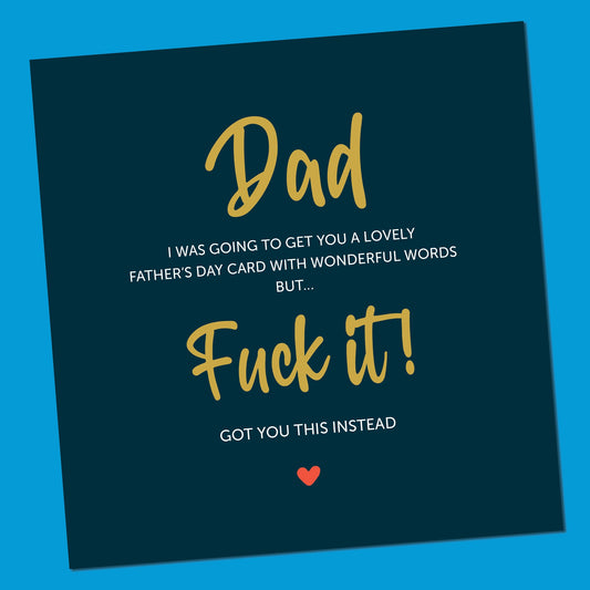 Fathers Day Card | Funny Father's Day Card | Funny Card | Father's Day Card | Father's Day Gift | Fathers Day Card | Reduced card | Top Dad