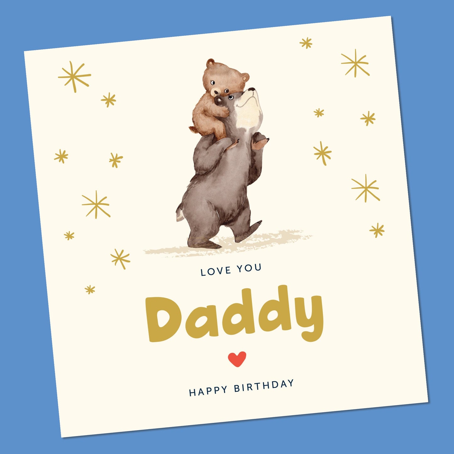 Child Birthday Card To Daddy | Happy Birthday TO My Daddy | Birthday Card For Dad | Dad Birthday Card From Baby