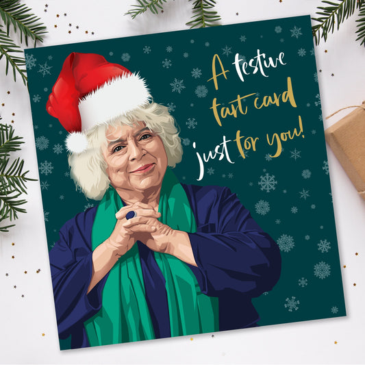 Funny Christmas Card | Miriam Margolyes  Christmas Card | Funny Christmas Gift | Rude Christmas Card | Fart Christmas card